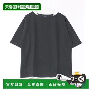 假两件 NUMBER男士 Boat Neck BN4 1h可退 设计感T恤 日本直邮BACK