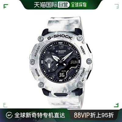 【日本直邮】G Shock卡西欧 手表 男款碳芯护罩结构 白GA-2200GC-