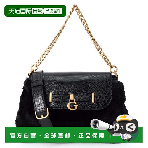 日本直邮GUESS BERGEN 单肩包 黑色