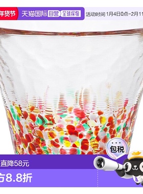 【日本直邮】ADERIA 津轻玻璃 日本色 盃 红叶山 75ml F75418