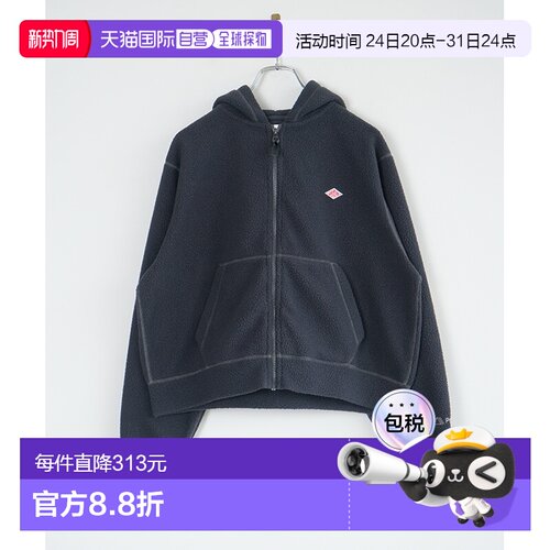 日本直邮DT-C0363POL DANTON 女士 POLARTEC THERMAL PRO 拉链连