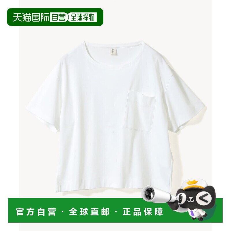 日本直邮Calling Wear 女装 纯棉口袋T恤 60040002458