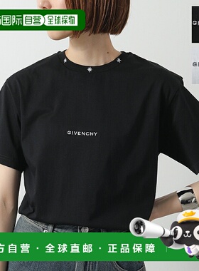 日本直邮GIVENCHY KIDS儿童短袖T恤 H30733 女童圆领徽标T恤 Chib