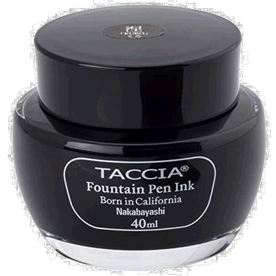 【日本直邮】NAKABAYASHI TACCIA 钢笔墨水 水性染料 黑色