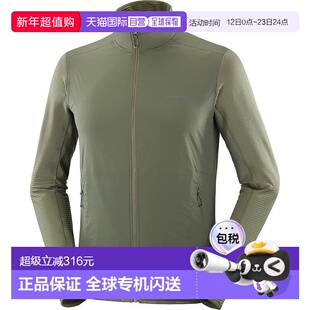 日本直邮SALOMON 男士全拉链 ESSENTIAL LIGHTWARM HYBRID 夹克 [