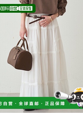 1h可退 日本直邮Loungedress 女装 休闲褶皱长裙 LDZ1052201A0002