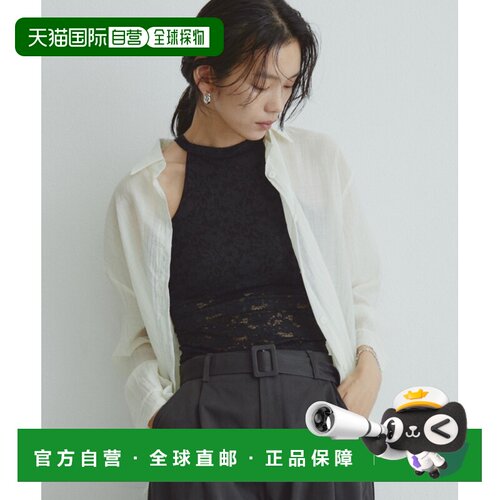 日本直邮DRWCYS 女装 透视感后背开衩系带衬衫 32【付后1h可退】