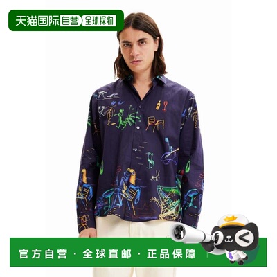 日本直邮MIAMI 长袖衬衫 蓝色