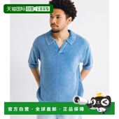 日本直邮Sonny pile Label 1h可退 男士 宽松靛蓝 休闲POLO衫 LAA5