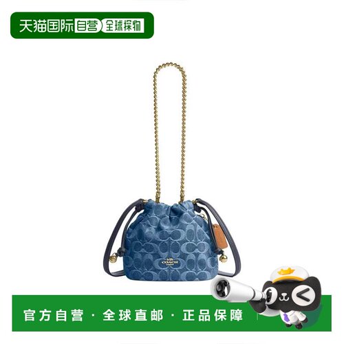 香港直邮COACH蔻驰 奥莱款Faye 17迷你女士单肩斜挎云朵包CDE32