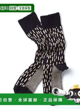 日本直邮ROTOTO RAIN DROP CREW SOCKS (R1431)男女通用时尚袜子