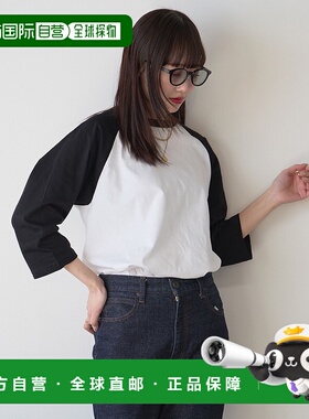 1h可退 日本直邮UNITED ATHLE 女士七分袖拉格朗T恤 11625SS/☆,L
