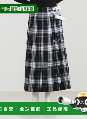 1h可退 日本直邮O'NEIL of DUBLIN 女装 羊毛 宽腰带 长款百褶裙