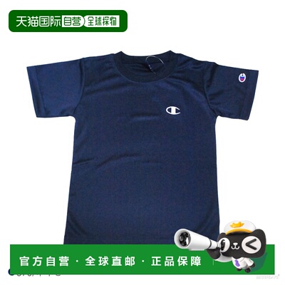 日本直邮Champion ck-xs316 儿童短袖T恤 运动 Logo 基础款 男女