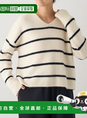 1h可退 日本直邮官方授权 BEARDSLEY FOX羊毛V领针织衫