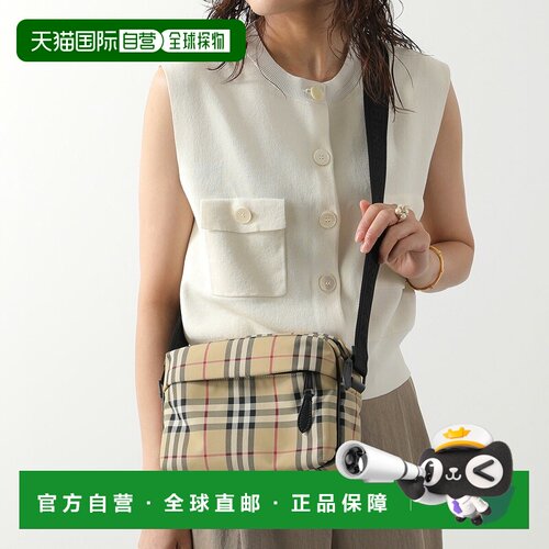 日本直邮BURBERRY ML PADDY N YYN 女士单肩斜挎包 复古格纹 A702