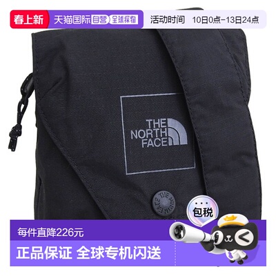 日本直邮The North Face 男女士单肩包黑色NF0A8EET-JK3-BLACK