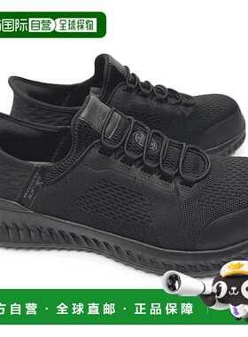 日本直邮Skechers 男士一脚蹬运动鞋 200206W 带鞋头和非金属工作