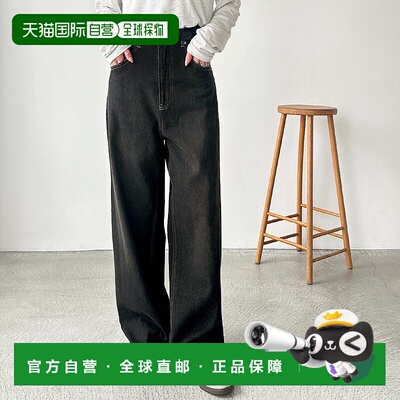 日本直邮GeeRA 高腰直筒牛仔裤阔腿裤 直筒裤R04609EW14015裤子