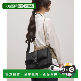 1h可退 日本直邮Adam et Rope' 女装 立体绗缝翻盖单肩包 可调节