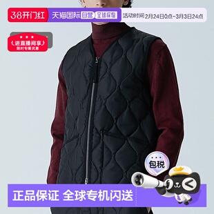 日本直邮TAION V 领拉链羽绒背心男女皆宜 TAION MILITARY 拉链 V