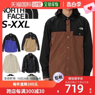 衬衫 日本直邮THE 户外防紫外线防水露营休 FACE Nuptse NORTH