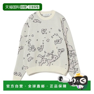 宽松圆领原创图形提花针织衫 男士 7515010913 日本直邮BAL 1h可退