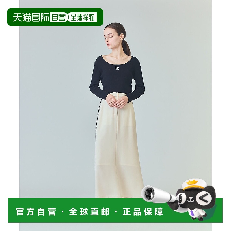 1h可退 日本直邮GRACE CLASS 女士Logo刺绣长袖针织衫 0225143046