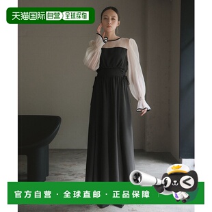 1h可退 女士欧根纱拼接雪纺美人鱼婚礼派对连衣裙 日本直邮GIRL