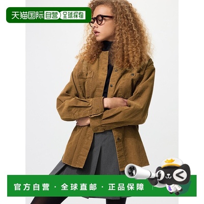 日本直邮Uniqlo 无 牛仔布长袖衬衫夹克 480318优衣库外套