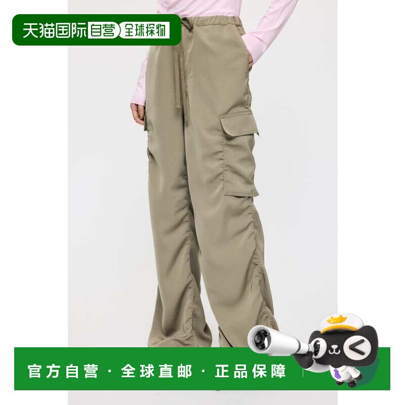 日本直邮MOUSSY 缎面工装裤卡其色