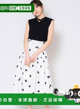 日本直邮Noela 晕染圆点图案裙子 [N05236EW16412]半身裙a字裙