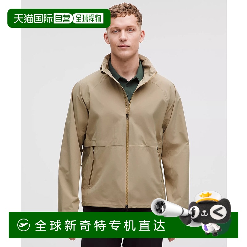 1h可退 日潮跑腿Lululemon露露乐蒙 防水高尔夫夹克 Sheer Oak S