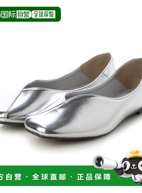 日本直邮VIVIAN 方头 Babouche 凉鞋（银色）