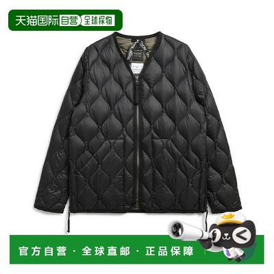 日本直邮TAION V 领 W 拉链羽绒服 男女通用 TAION MILITARY V NE