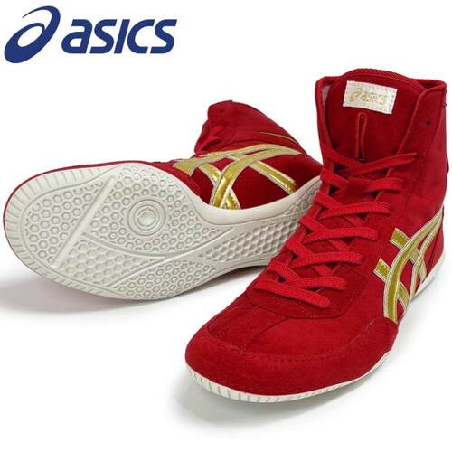 日本直邮 ASICS亚瑟士 LINER SPORTS春季 训练高帮摔跤鞋拳击鞋