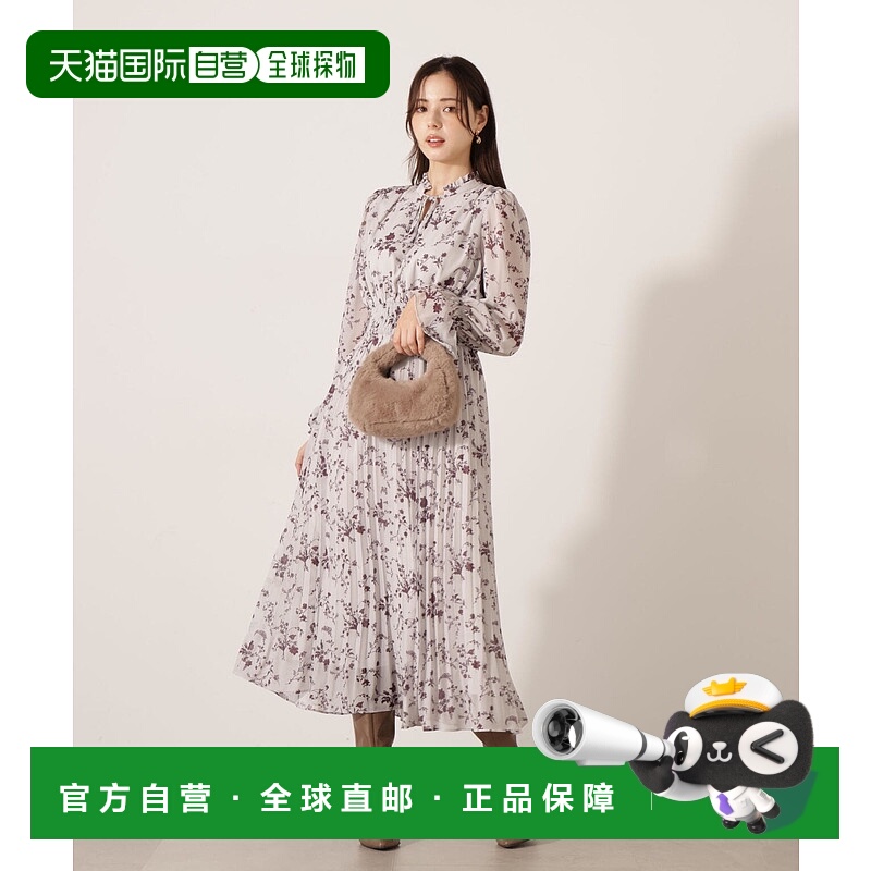 1h可退 日本直邮PROPORTION BODY DRESSING 女装 花柄雪纺连衣裙