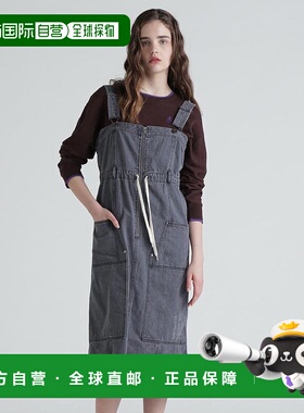 日本直邮AVIREX L BELT PRINT DENIM JUMPUR SKIR [AV1129EW02489