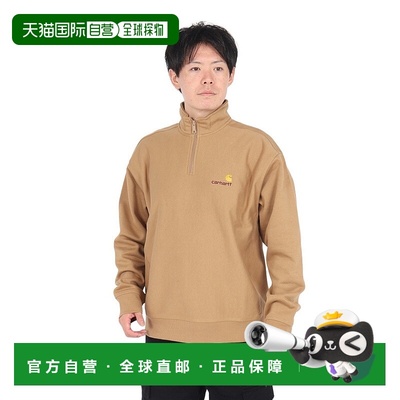 日本直邮Carhartt WIP American Script FW24 Half Zip Sweatshir