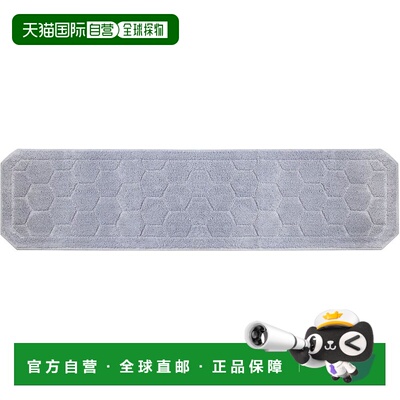 【日本直邮】Oka Liberta厨房垫约45×180cm可洗快干抗菌防臭灰色