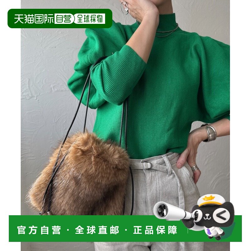 日本直邮deux amour 女装 仿毛绒抽绳包 时尚可爱秋冬配饰 147201 - 实物图