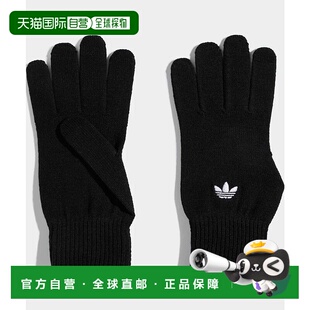 1h可退 日本直邮adidas 男装 智能触控 修身针织手套 JW7908 CB41