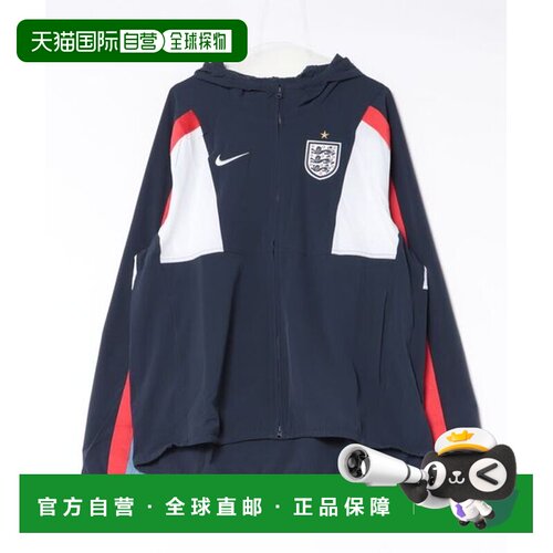 日本直邮Nike Dri-Fit England Energy 拼色连帽拉链防水长袖夹克