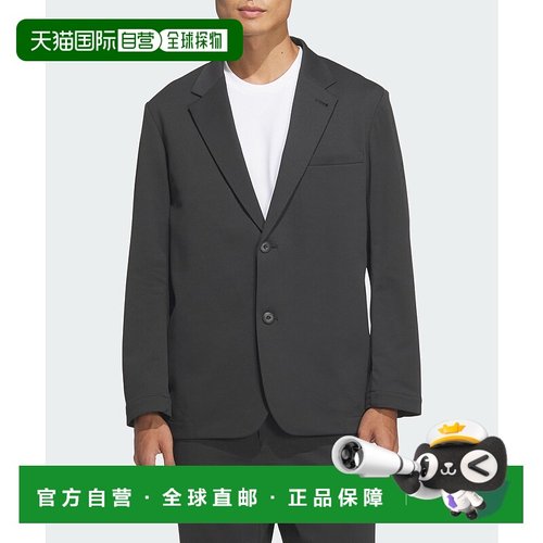 1h可退 日本直邮adidas 男士双面针织常规合身西装外套 KQD71