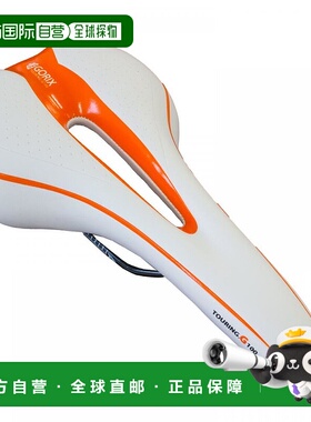 【日本直邮】Gorix自行车低反弹鞍座灰橙色加厚软款柔软舒适