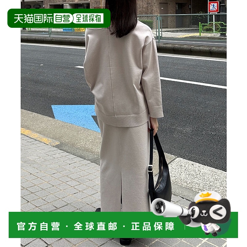 1h可退 日本直邮DOUX ARCHIVES 女装 修身针织套装 半船领侧开衩