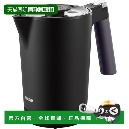 【日本直邮】虎牌 电热水壶温控1.0L黑PTQ-A100KO 100V
