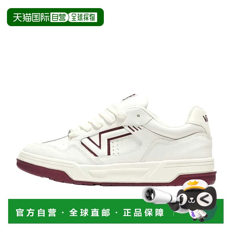 日本直邮Vans Upland 舒适简约薄底 耐磨 低帮 板鞋 女款 白色