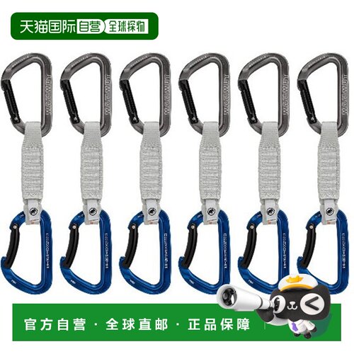 日本直邮MAMMUT Workhorse 钥匙锁 12 厘米 6 件装快挂户外 20400