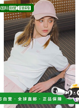 日本直邮Rienda RD双色宽松polo衫 [RI3465EW034167] 蓝色